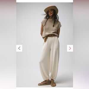 Free People Freya Sweater Set in Oatmeal Bone